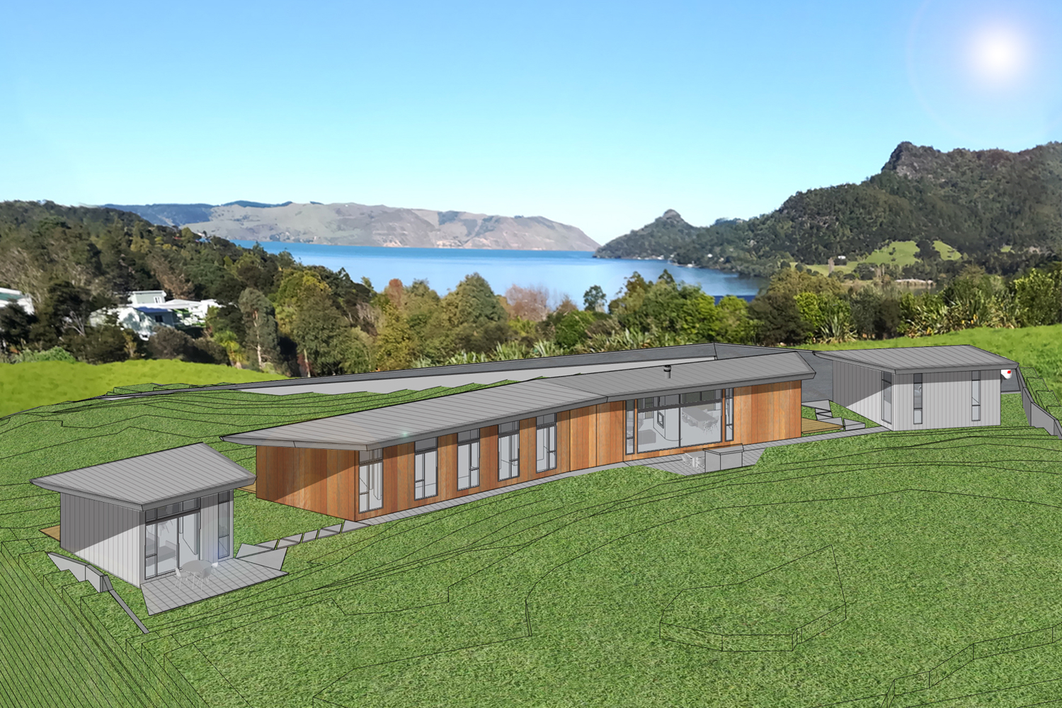 UPLAND ROAD HOUSE 02, HUIA BAY, MANUKAU HARBOUR, NEW ZEALAND 