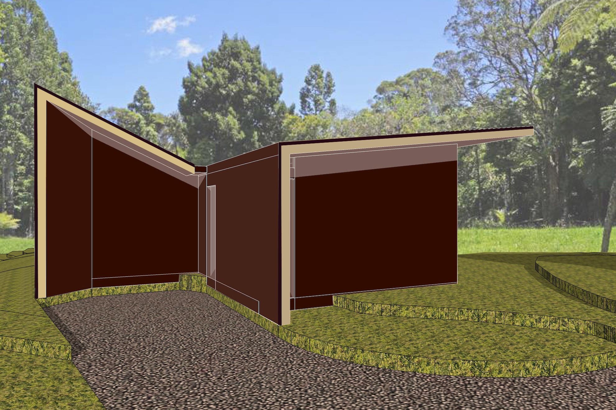 STONEY CREEK DRIVE HOUSE, BETHELLS, AUCKLAND, NEW ZEALAND 